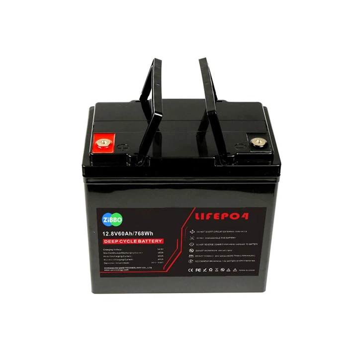 12V 60AH Li-FePO4 Battery With Display