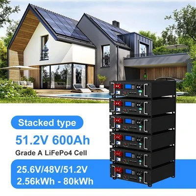 Rak 30kWh solar dipasang 51.2v 600AH Kelas A Bateri Lithium